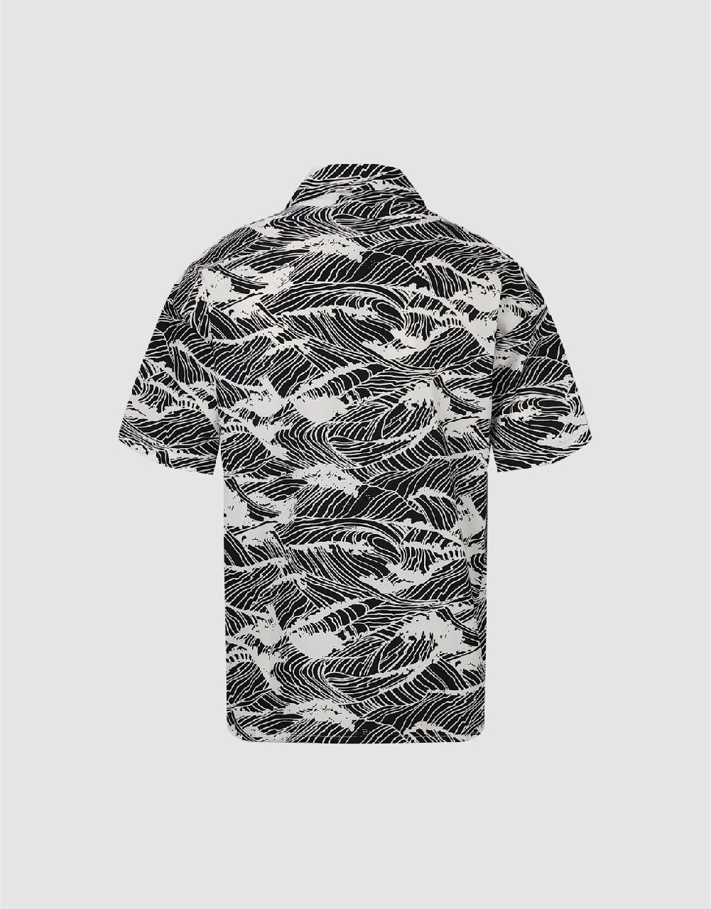Waves Pattern Loose Shirt sold by Urban Revivo product image thumbnail 2