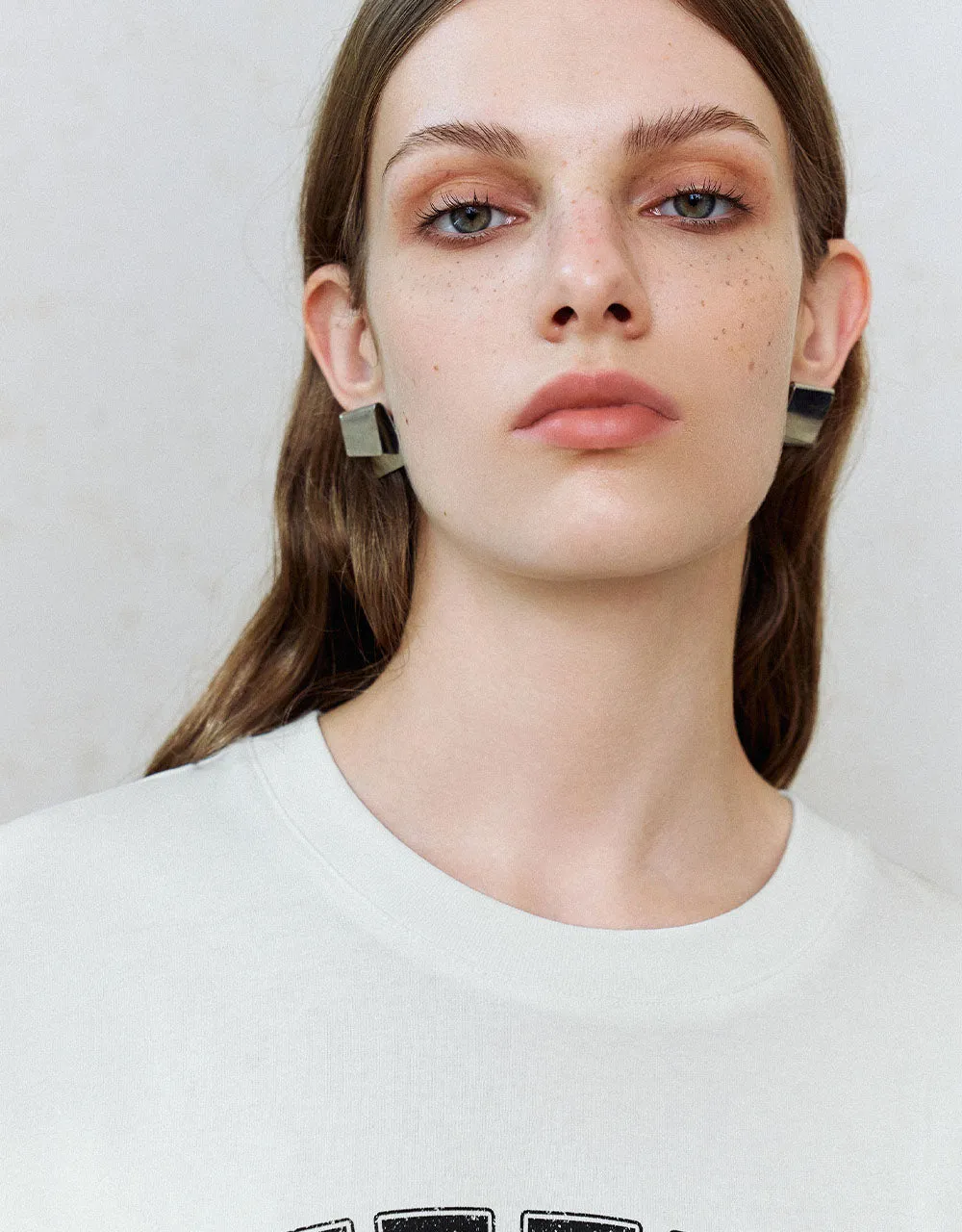 Printed Crew Neck Loose T-Shirt sold by Urban Revivo product image thumbnail 4