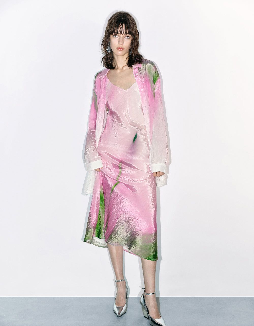 Printed Skinny Cami Dress sold by Urban Revivo