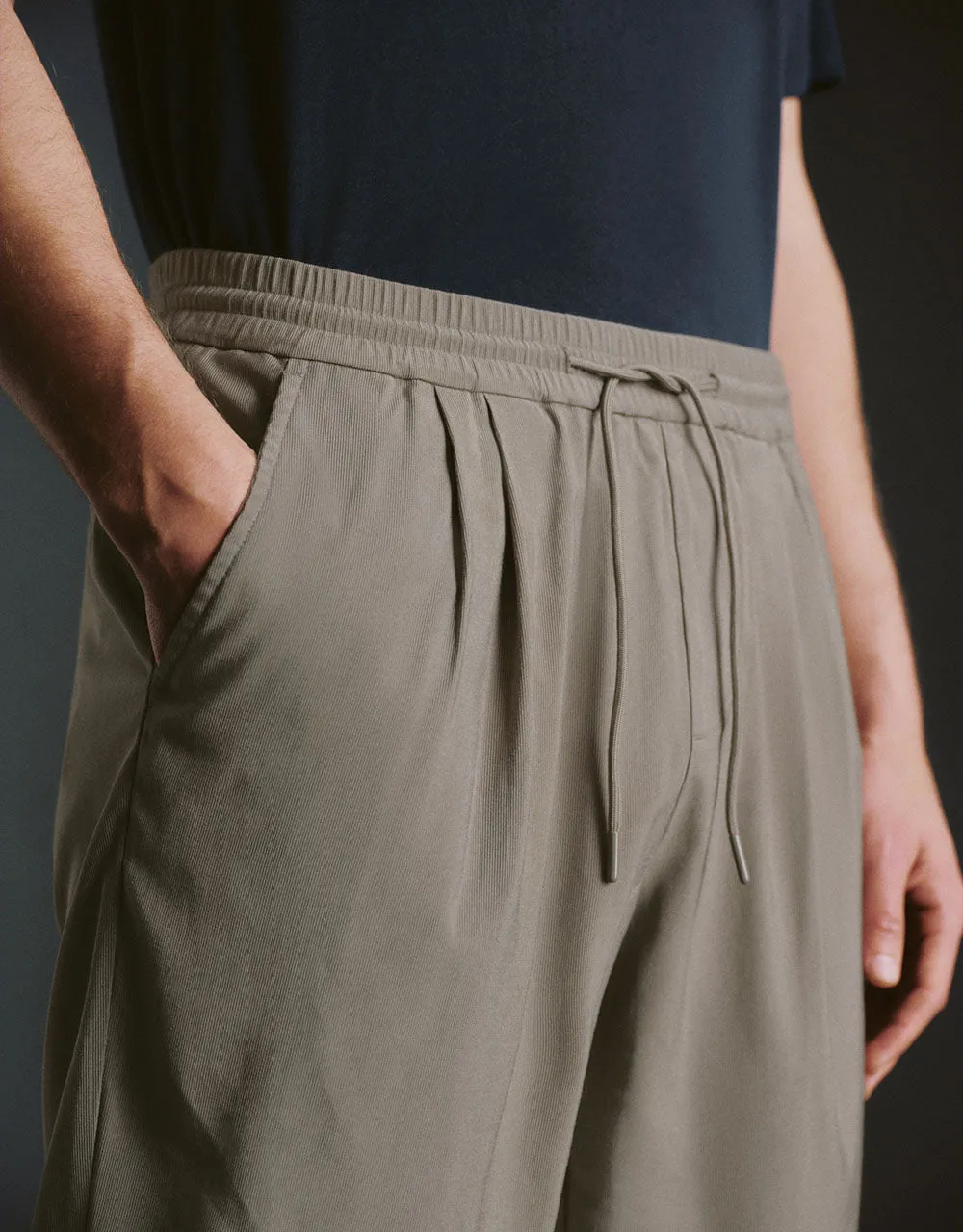 Drawstring Waist Straight Pants sold by Urban Revivo product image thumbnail 5