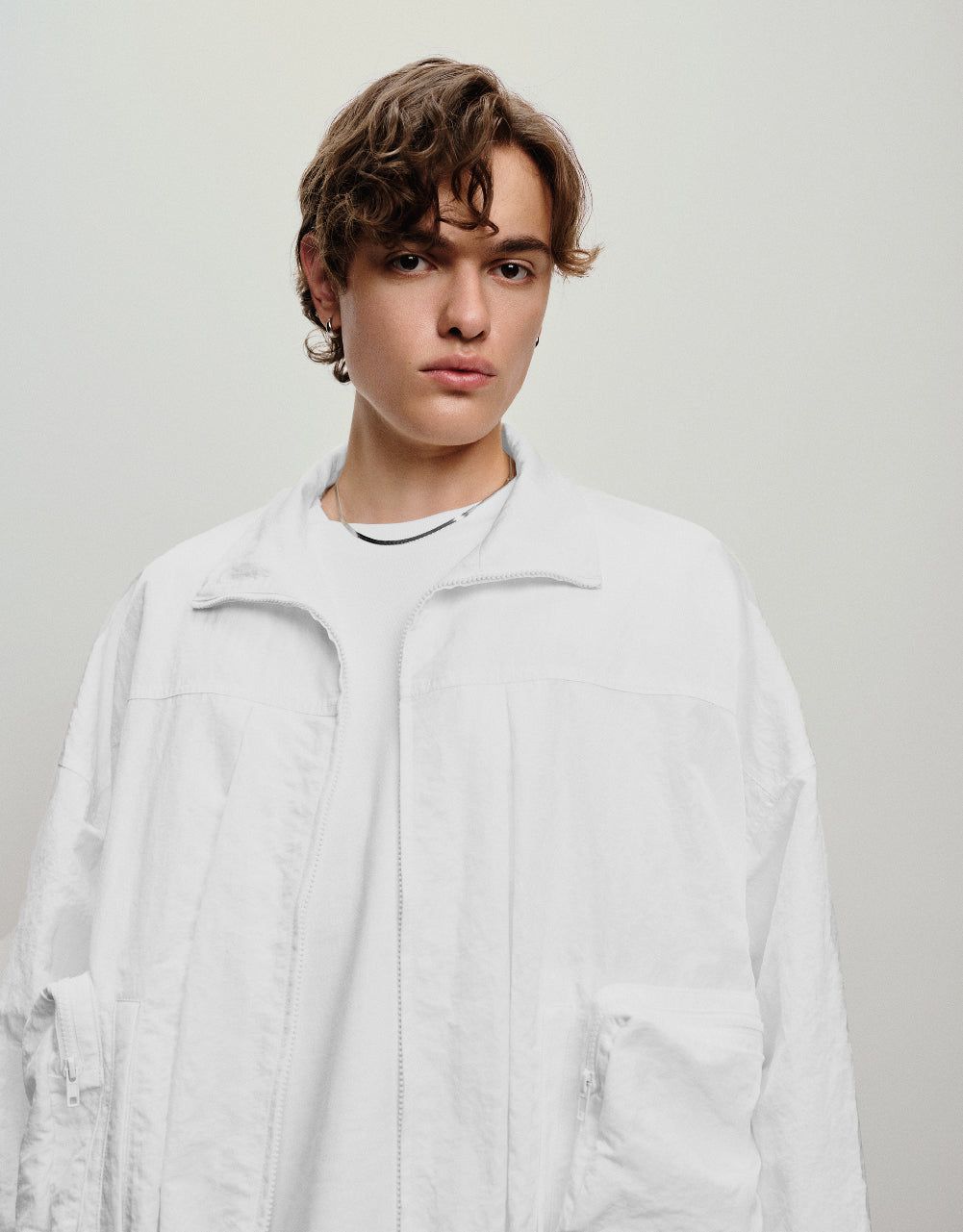 Elastic Waist Zipper Front Jacket sold by Urban Revivo product image thumbnail 5