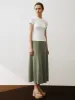 A-Line Denim Skirt sold by Urban Revivo