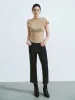 Asymmetric One Shoulder Skinny T-Shirt sold by Urban Revivo