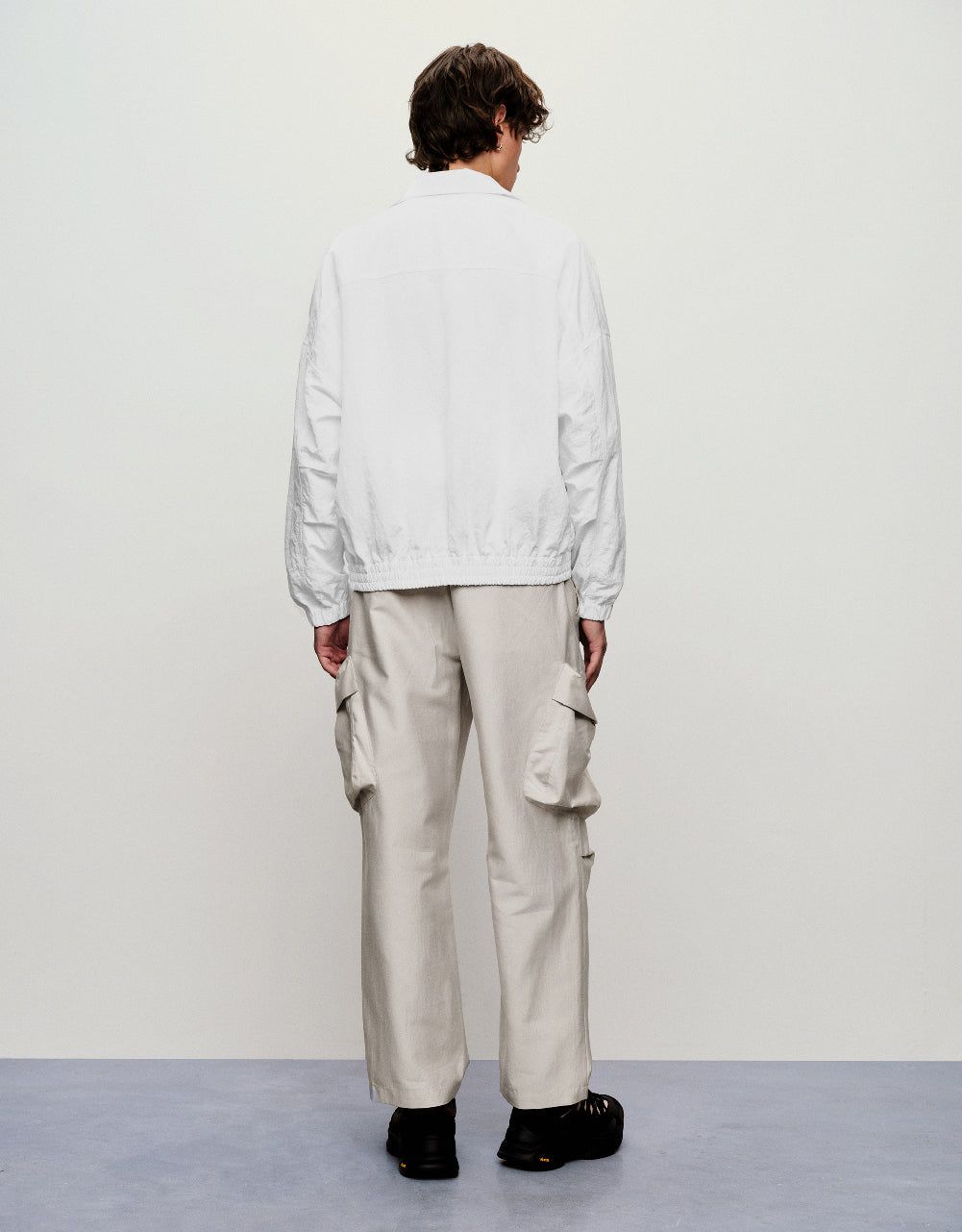 Elastic Waist Zipper Front Jacket sold by Urban Revivo product image thumbnail 4