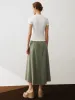 A-Line Denim Skirt sold by Urban Revivo
