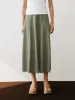 A-Line Denim Skirt sold by Urban Revivo