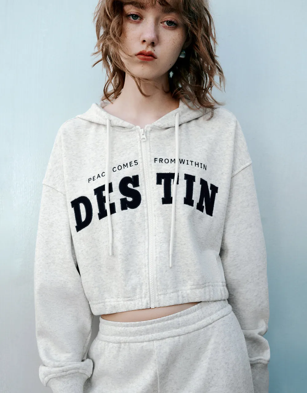 Zipper Front Printed Knitted Jacket sold by Urban Revivo product image thumbnail 4