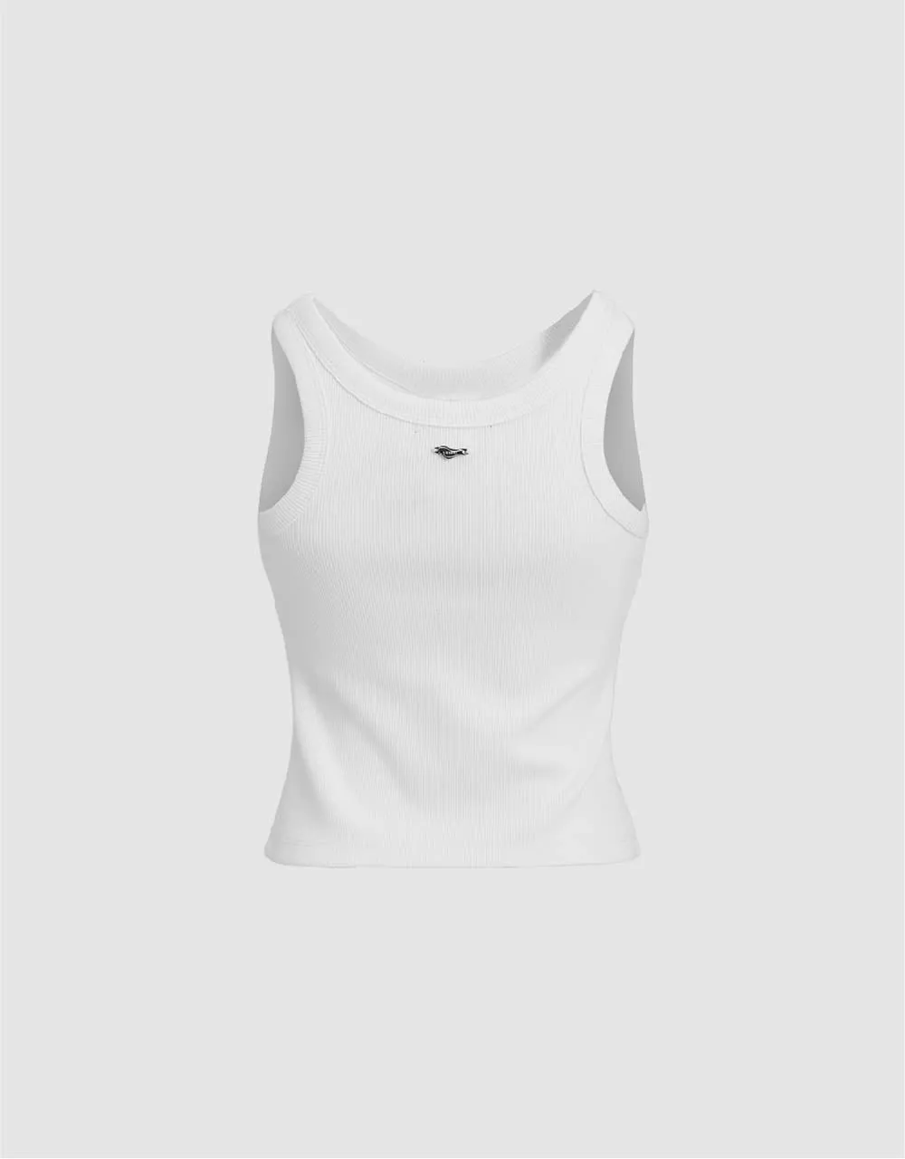 Crew Neck Tank Top sold by Urban Revivo product image thumbnail 5