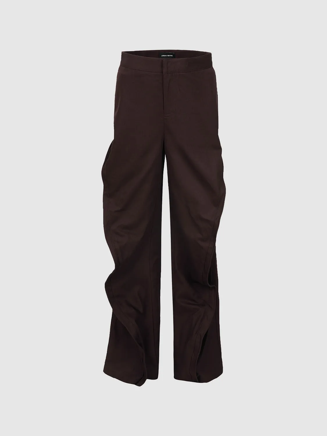 Ruffle Wide-Leg Pants sold by Urban Revivo