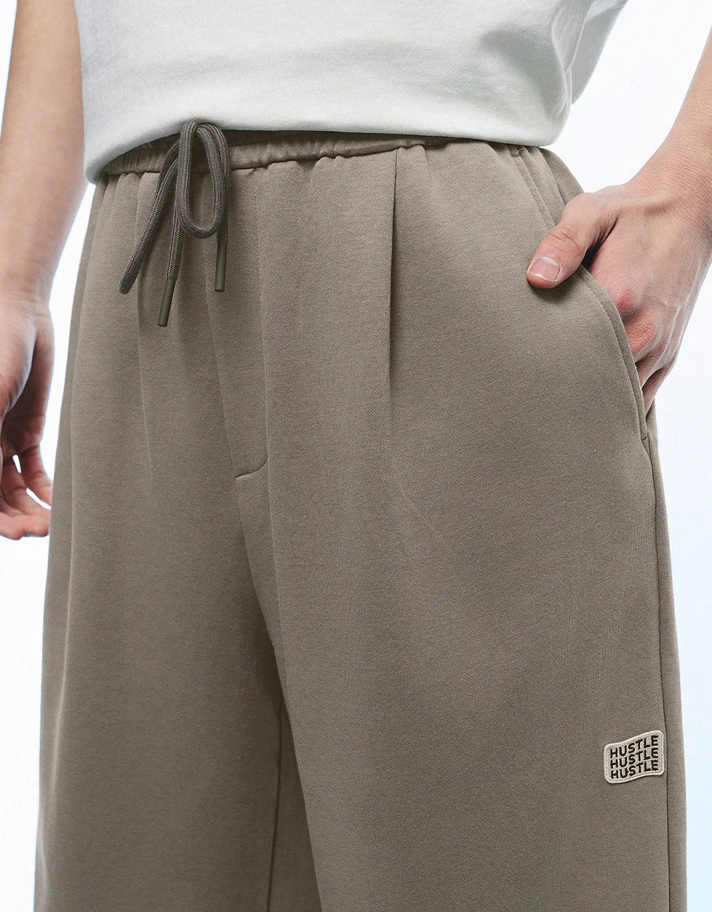 Drawstring Waist Wide-Leg Pants sold by Urban Revivo product image thumbnail 5