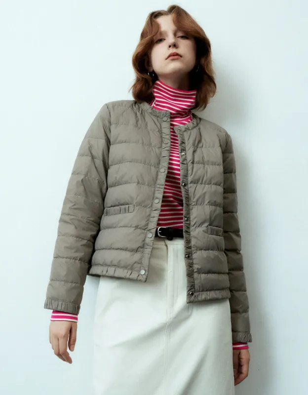 Crew Neck Down Jacket sold by Urban Revivo