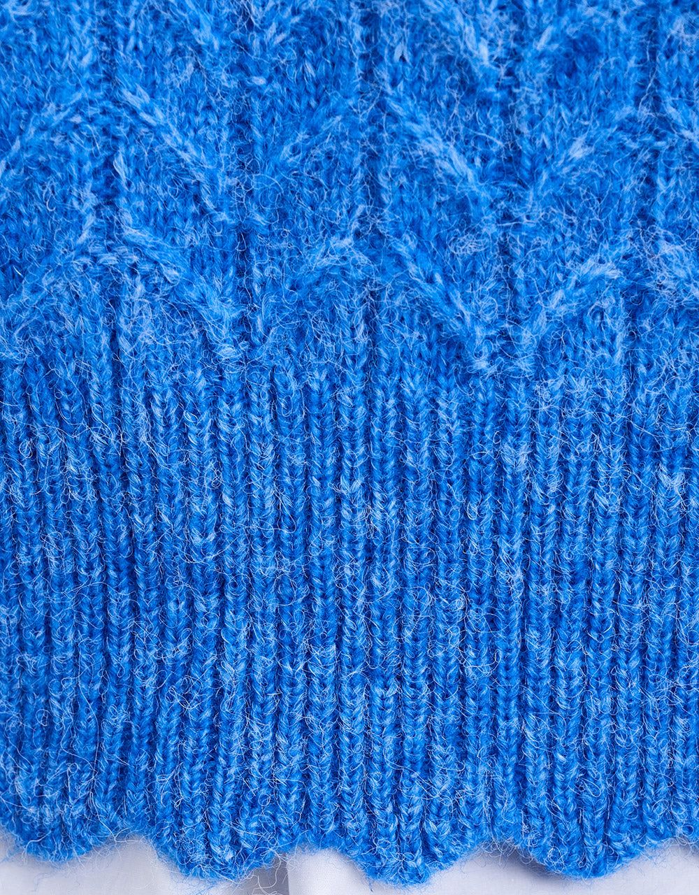 Fuzzy Cable Knit Sweater Vest sold by Urban Revivo product image thumbnail 3