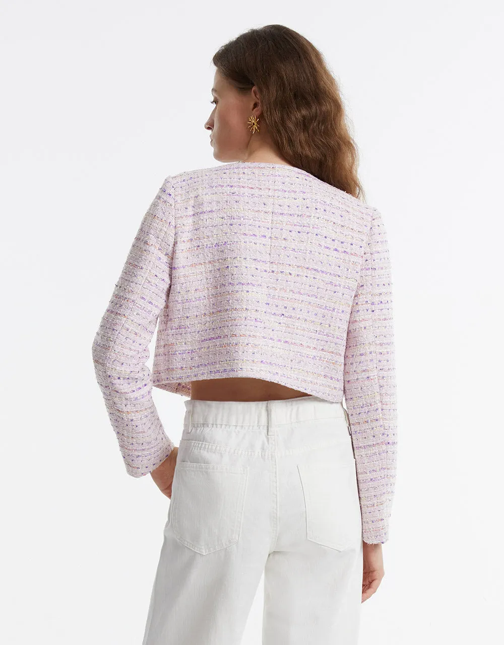 Tweed Button Up Jacket sold by Urban Revivo product image thumbnail 3