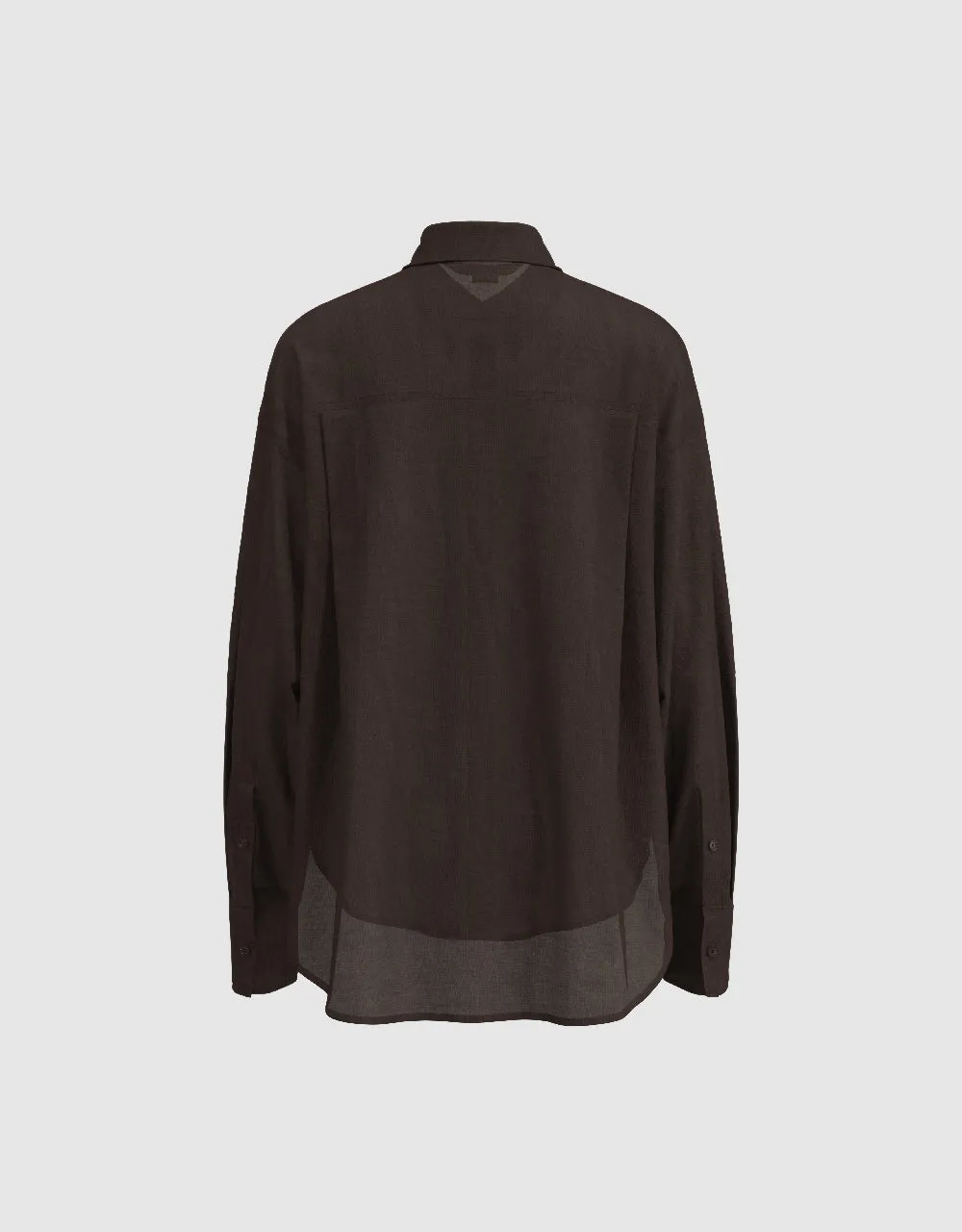 Button Up Straight Shirt sold by Urban Revivo product image thumbnail 5