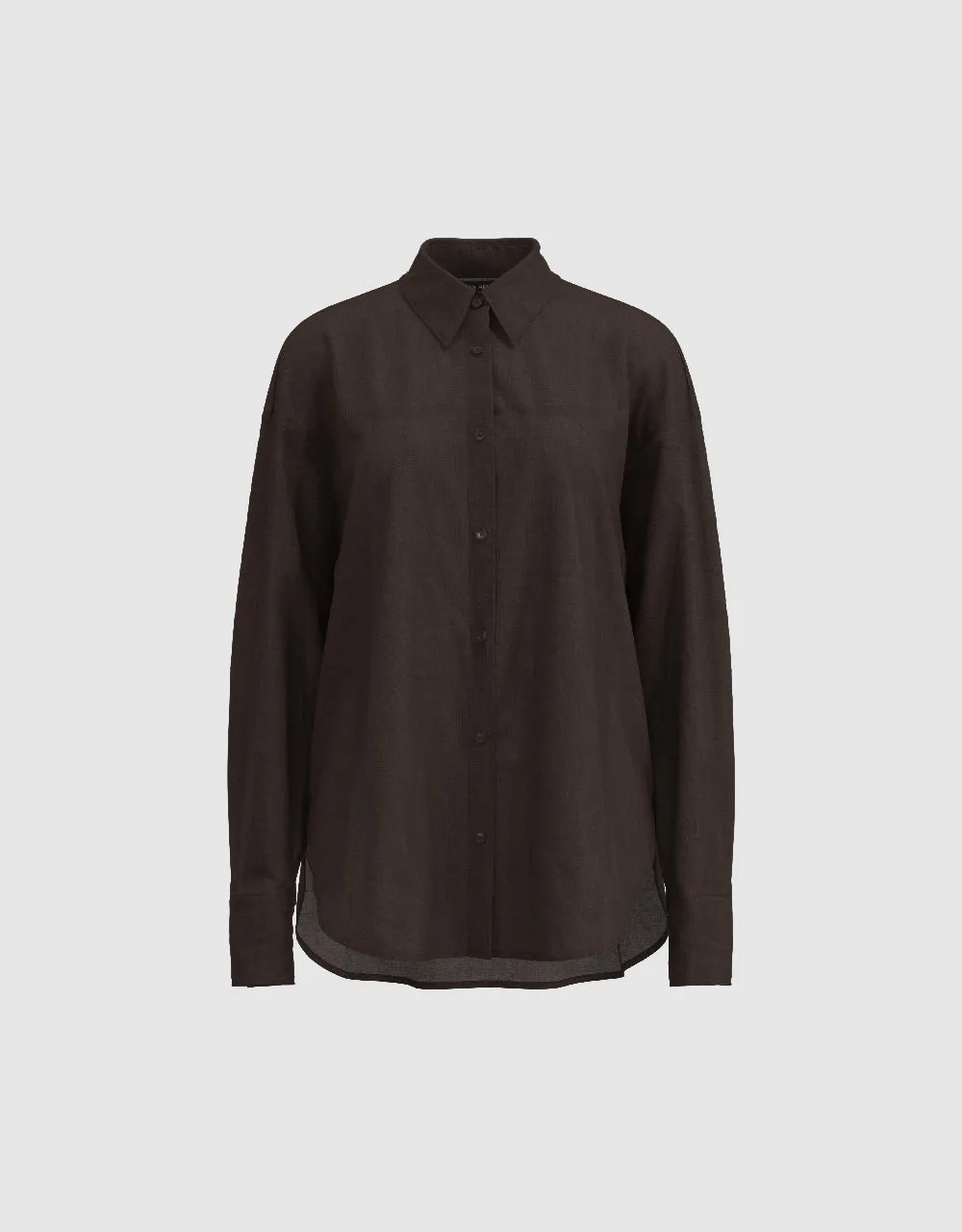 Button Up Straight Shirt sold by Urban Revivo product image thumbnail 2