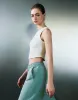 Cropped Crew Neck Knitted Tank Top sold by Urban Revivo