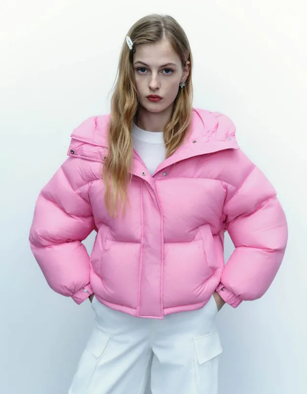Hooded Down Jacket sold by Urban Revivo