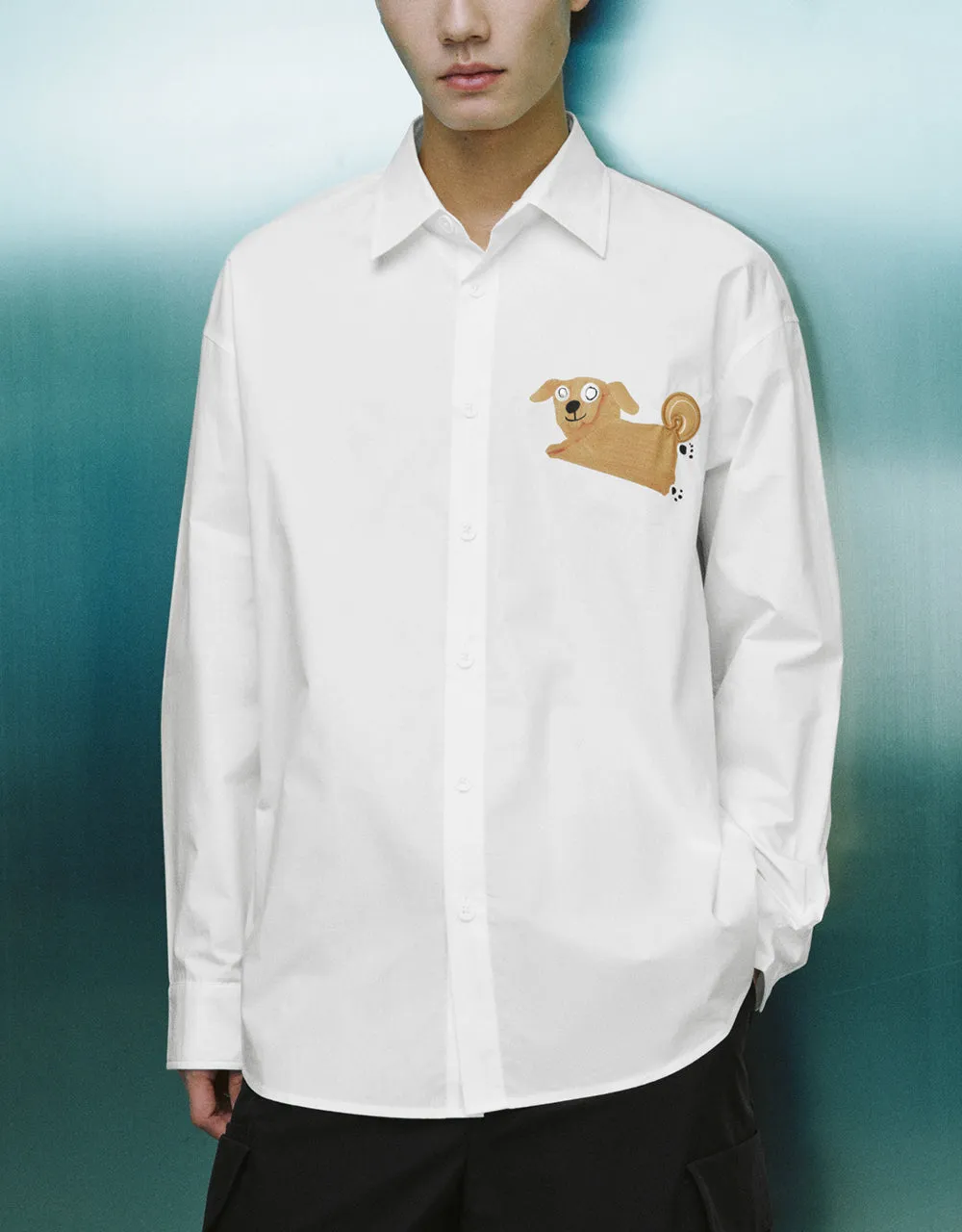 Printed Button Up Loose Shirt sold by Urban Revivo product image thumbnail 2