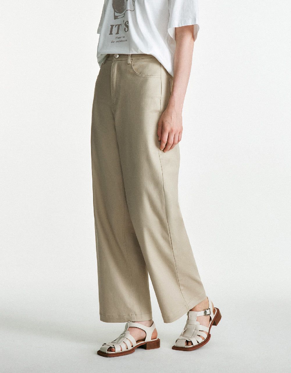 Wide-Leg Pants sold by Urban Revivo product image thumbnail 4