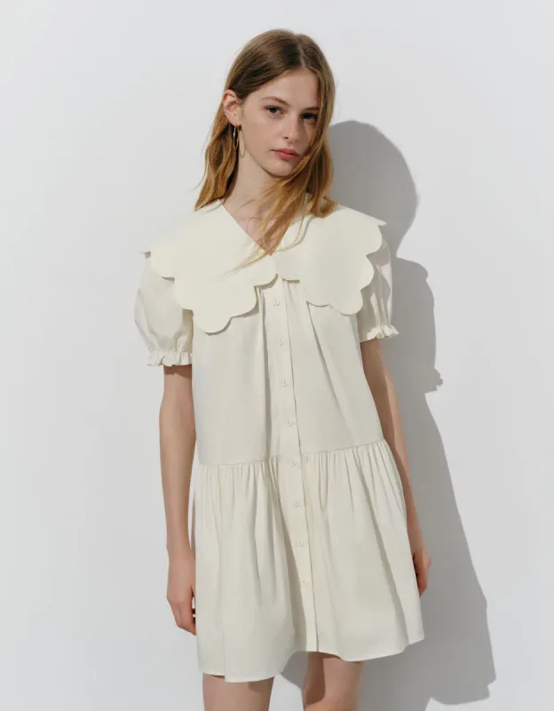 Ruffle A-Line Dress sold by Urban Revivo