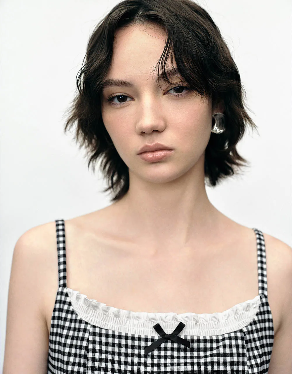 Gingham U Neck Cami Top sold by Urban Revivo product image thumbnail 4