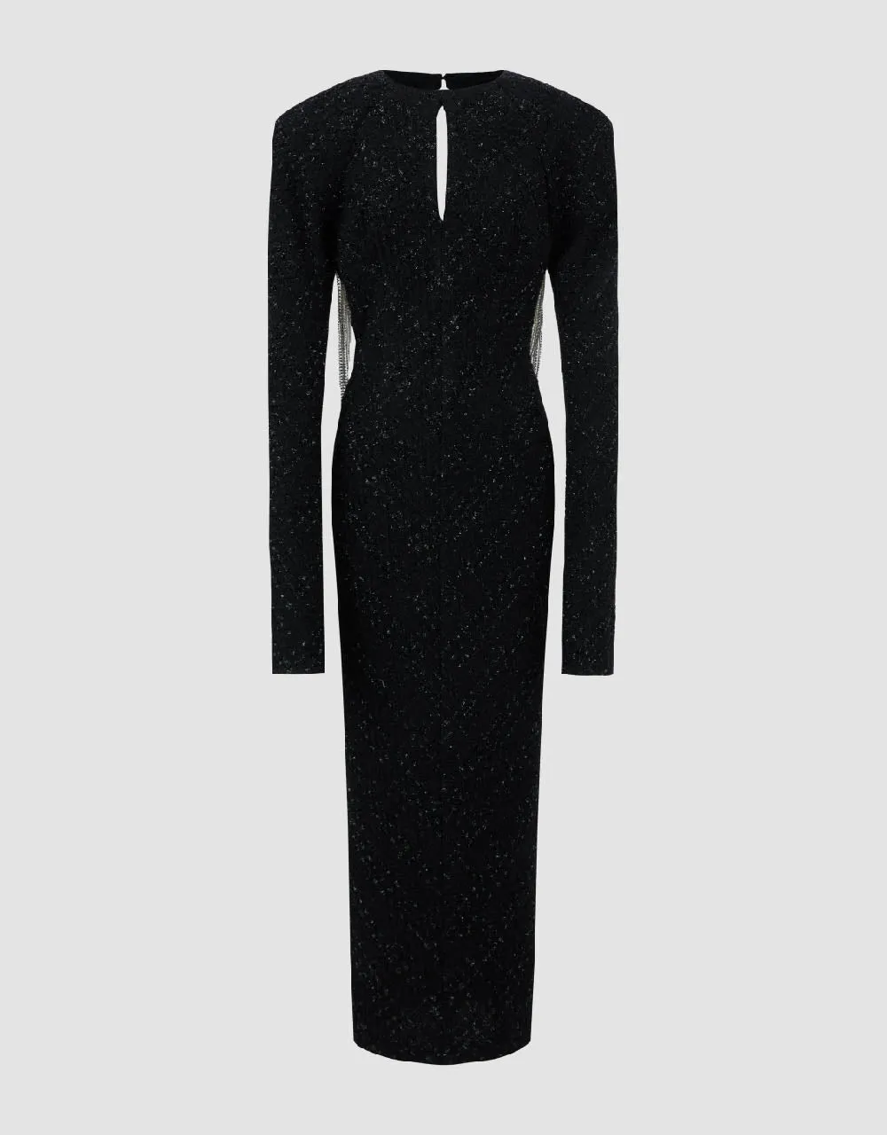 Tweed Raglan Sleeve Crew Neck Straight Dress sold by Urban Revivo product image thumbnail 5