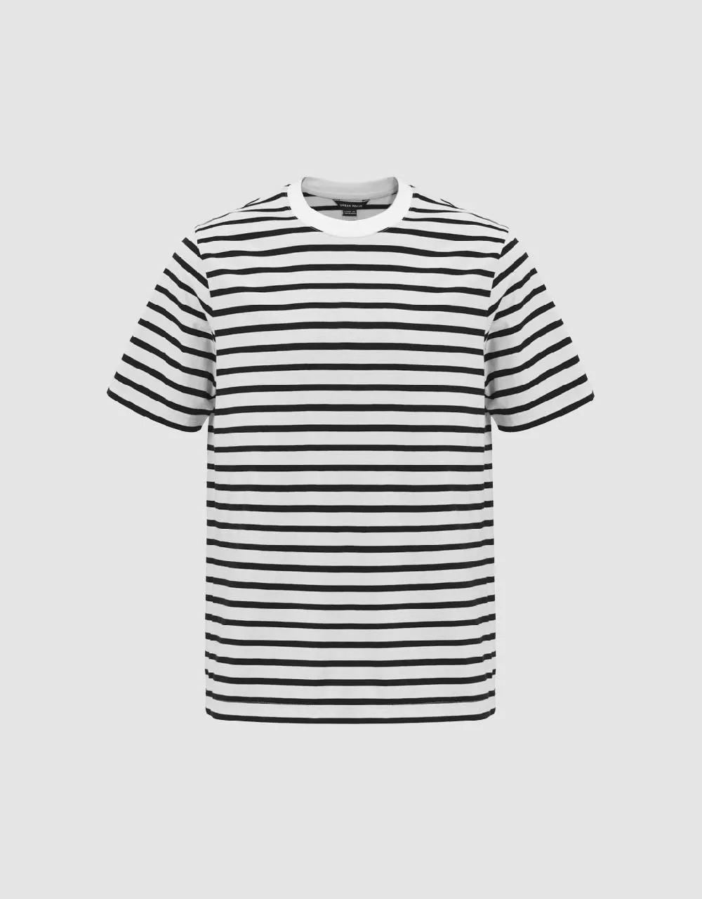 Striped Crew Neck T-Shirt sold by Urban Revivo product image thumbnail 2