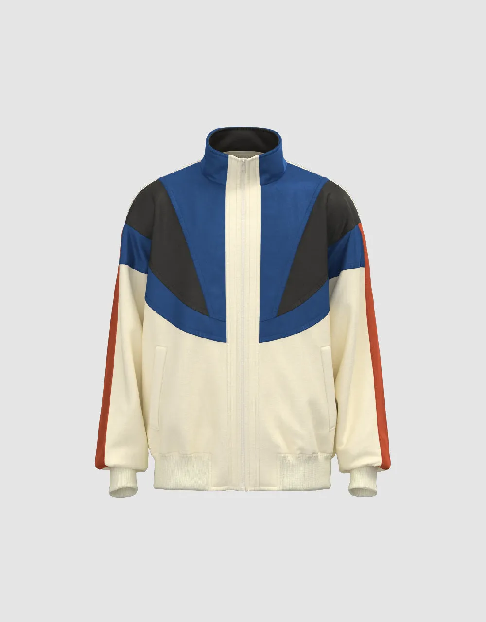 Colorblocks Zipper Front Straight Jacket sold by Urban Revivo product image thumbnail 3