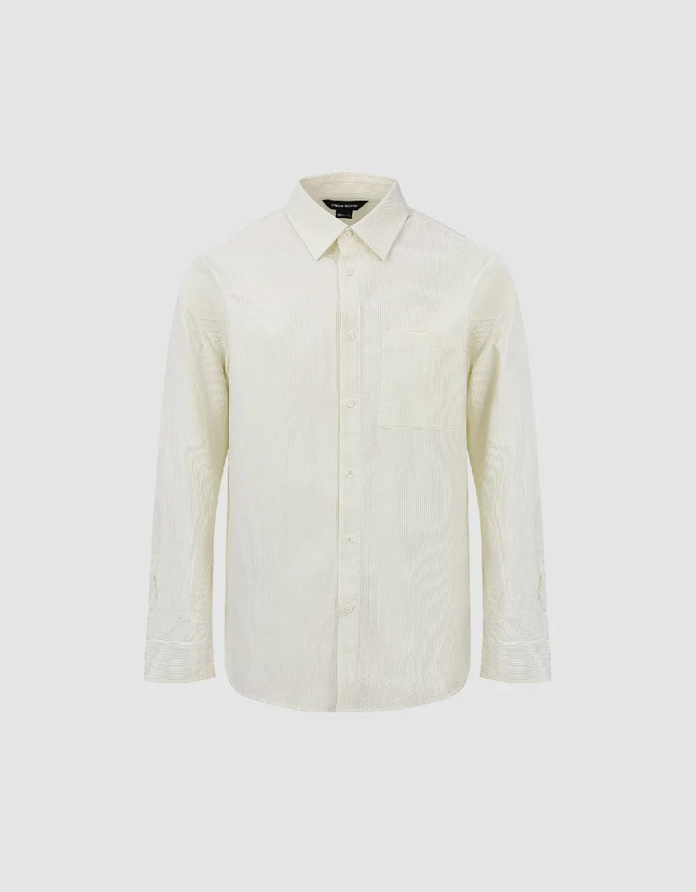 Button Up Straight Shirt sold by Urban Revivo product image thumbnail 2