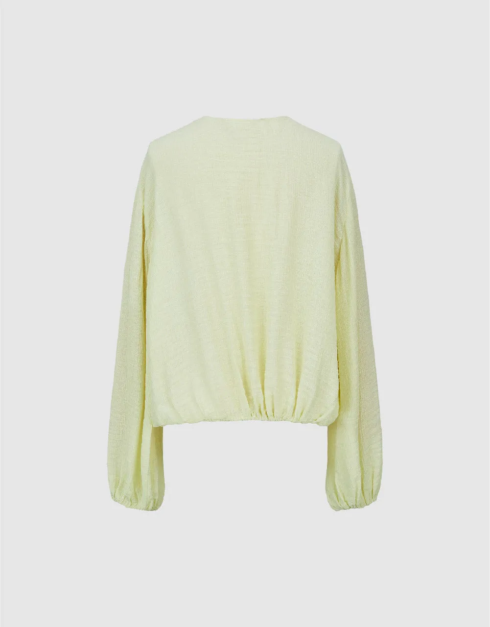 V-Neck Loose Blouse sold by Urban Revivo product image thumbnail 5