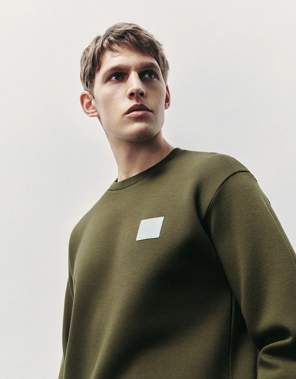 Crew Neck Straight Sweatshirt sold by Urban Revivo product image thumbnail 4