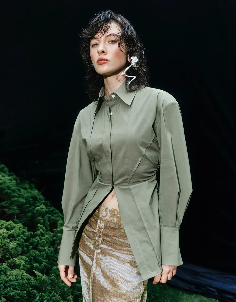 Skater Lapel Shirt sold by Urban Revivo