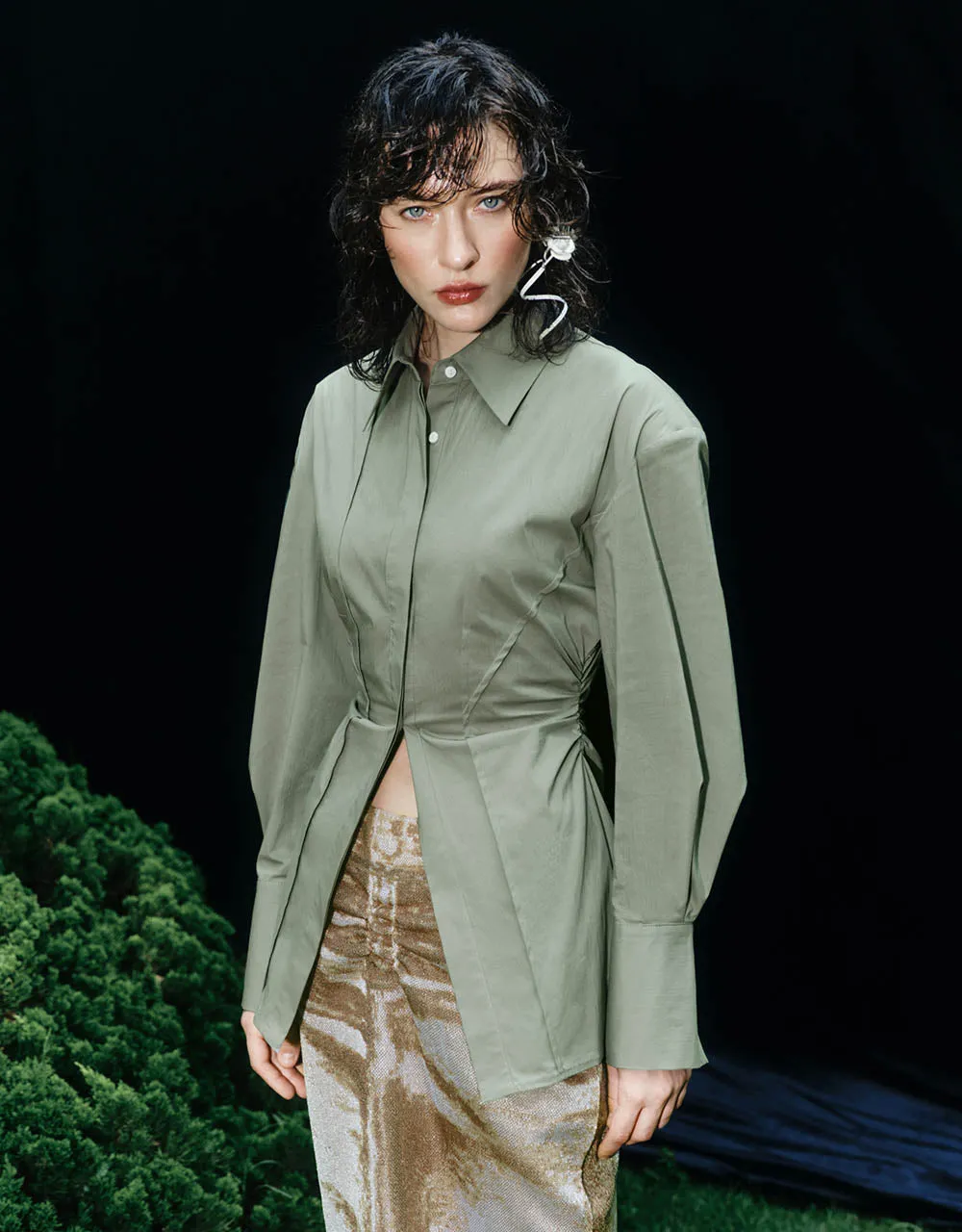 Skater Lapel Shirt sold by Urban Revivo product image thumbnail 3