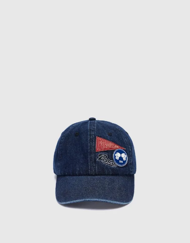 Denim Baseball Cap sold by Urban Revivo