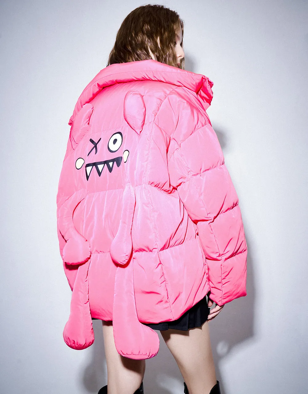 Stand Collar Puffer Jacket sold by Urban Revivo product image thumbnail 4