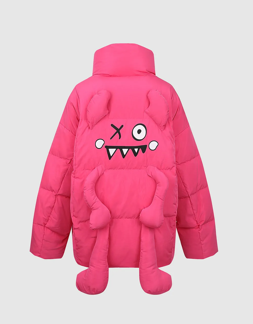 Stand Collar Puffer Jacket sold by Urban Revivo product image thumbnail 2