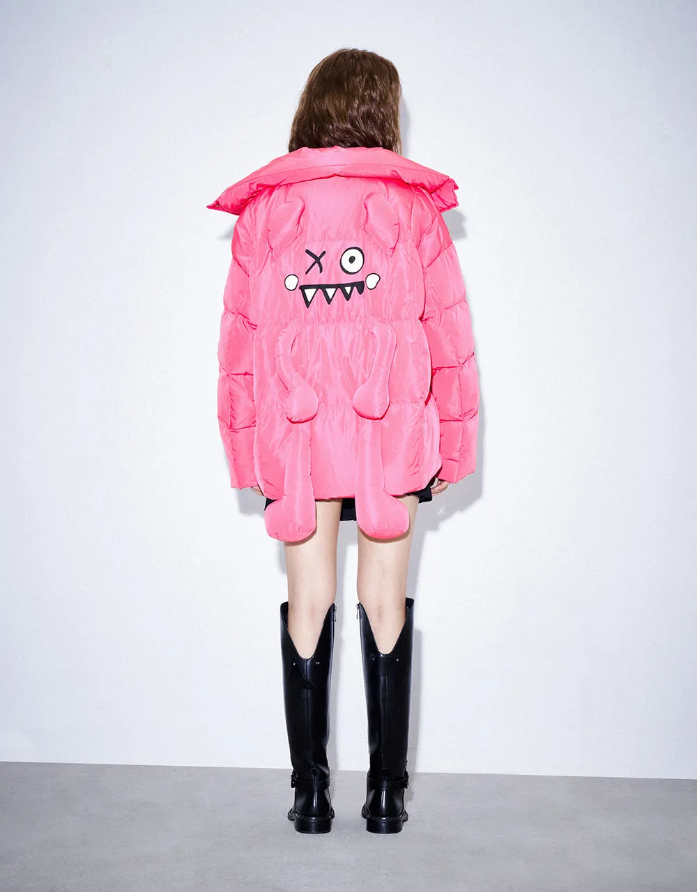 Stand Collar Puffer Jacket sold by Urban Revivo product image thumbnail 5