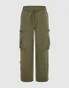 Drawstring Waist Wide-Leg Pants sold by Urban Revivo