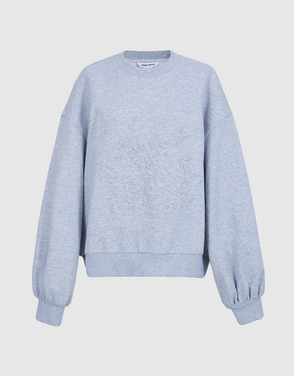 Drop Shoulder Crew Neck Sweatshirt sold by Urban Revivo
