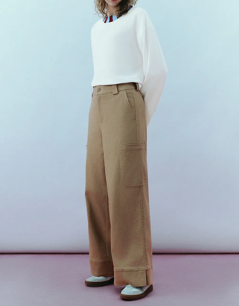 Wide-Leg Pants sold by Urban Revivo product image thumbnail 2