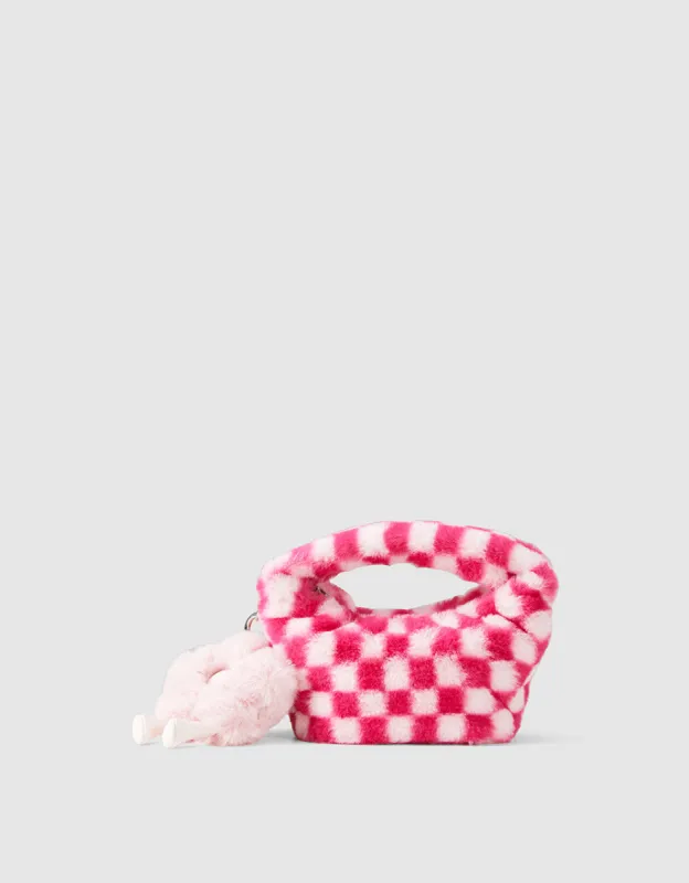 Checkered Shoulder Bag With Charm sold by Urban Revivo