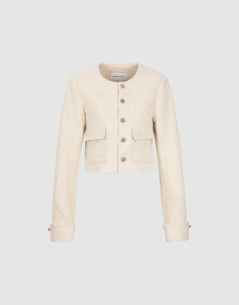 Button Up Crew Neck Denim Jacket sold by Urban Revivo product image thumbnail 2