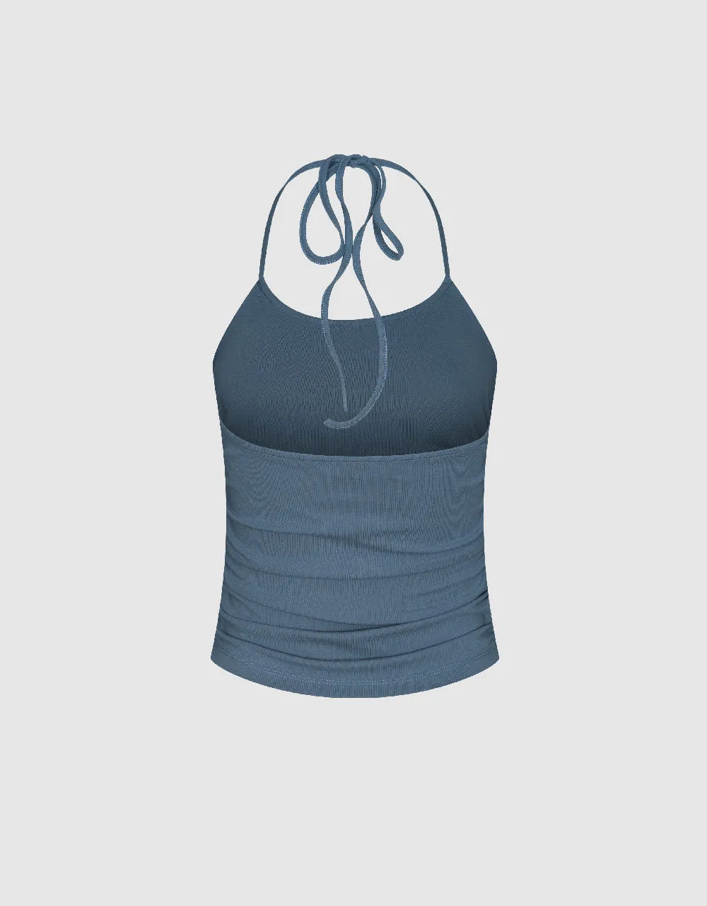Halter Neck Cropped Tank Top sold by Urban Revivo product image thumbnail 5