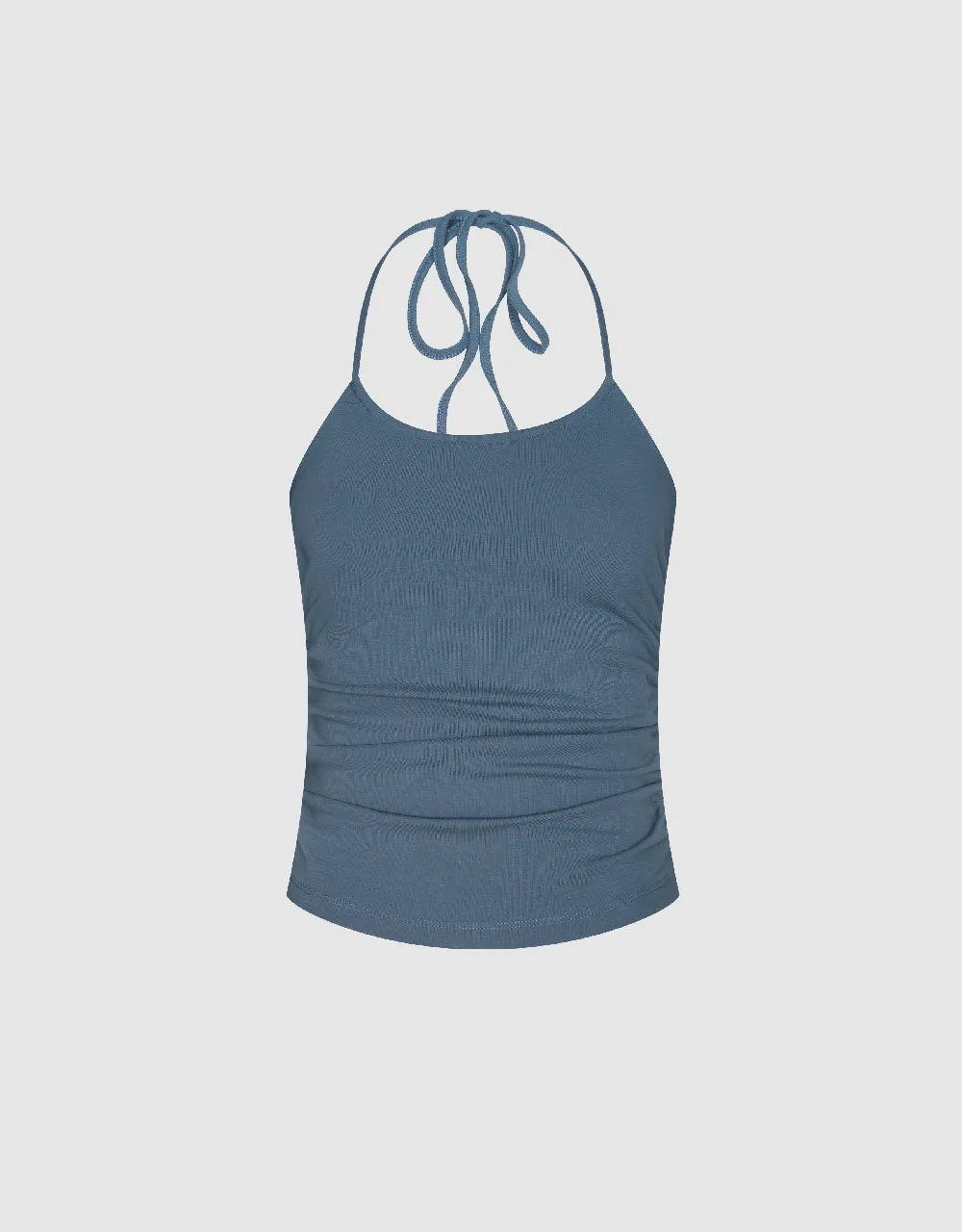 Halter Neck Cropped Tank Top sold by Urban Revivo product image thumbnail 4