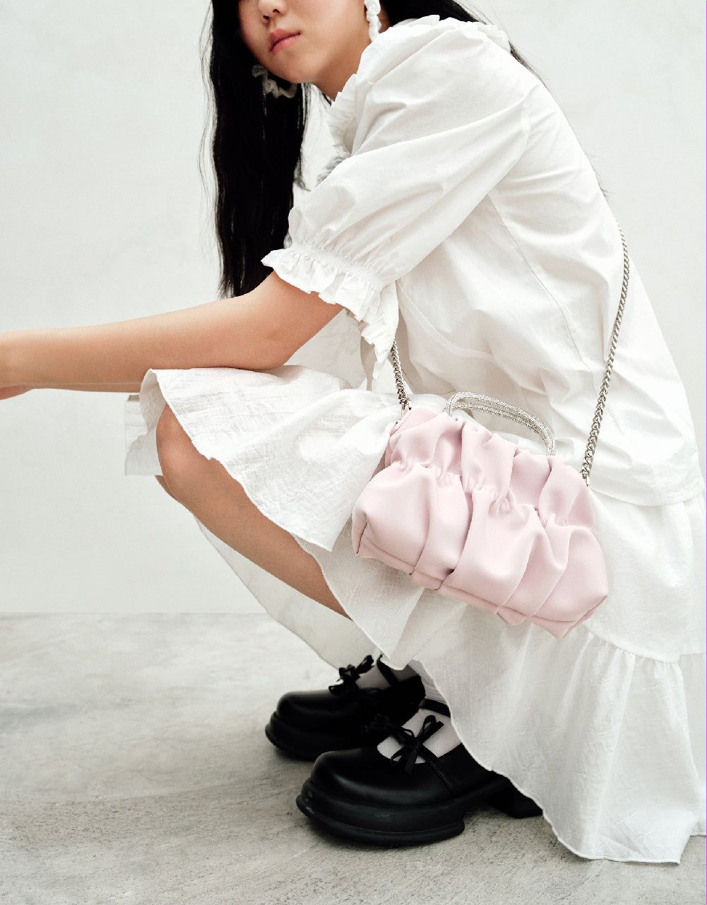 Flower Embroidered Lapel Shirt sold by Urban Revivo product image thumbnail 3