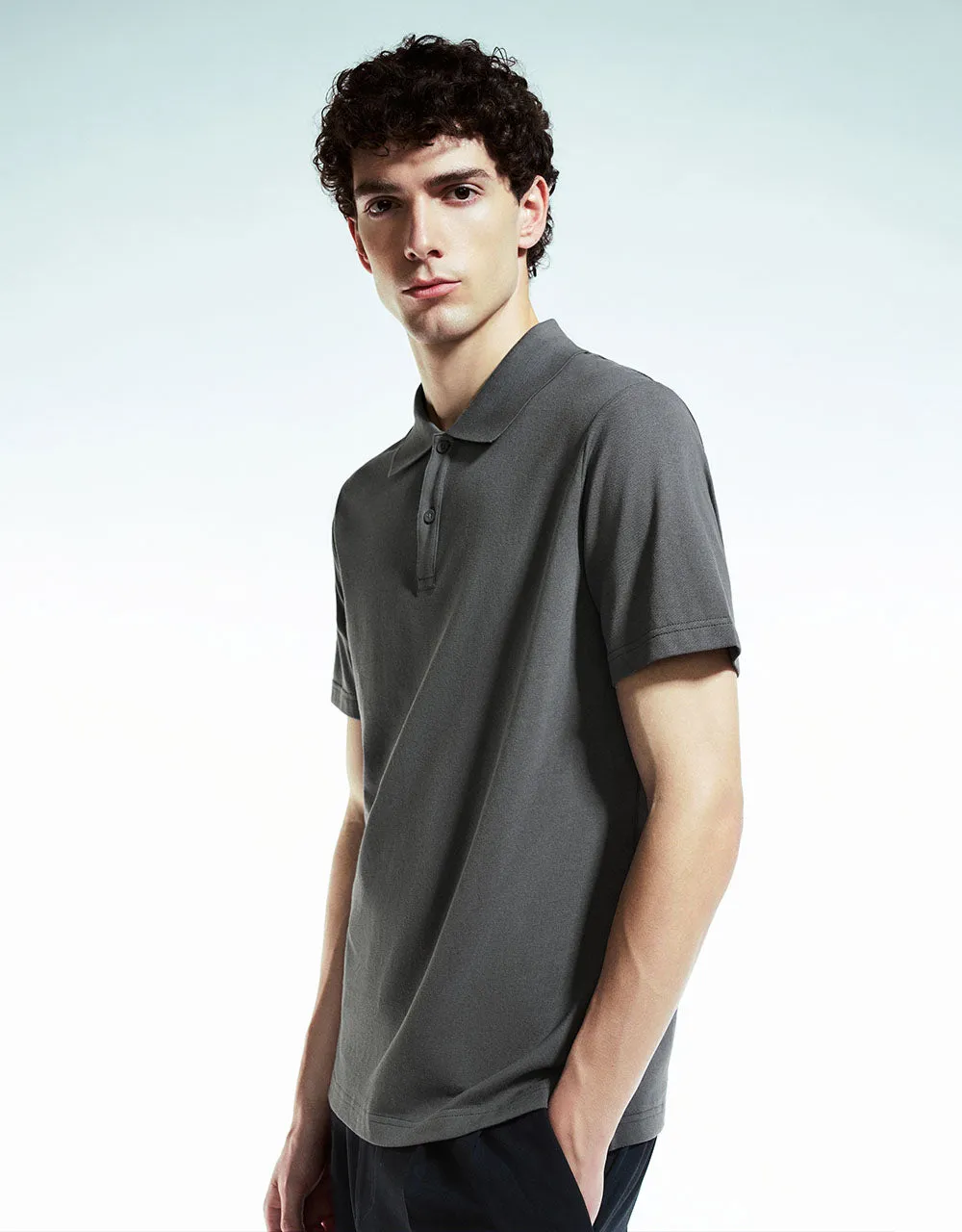 Straight Polo Shirt sold by Urban Revivo product image thumbnail 3