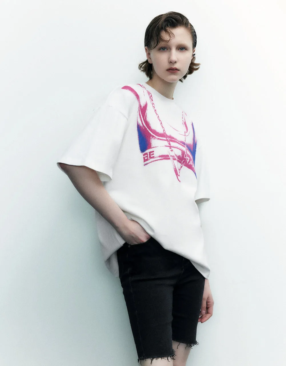 Printed Crew Neck Regular T-Shirt sold by Urban Revivo product image thumbnail 3