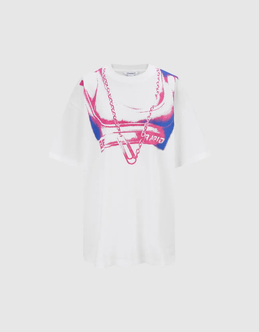 Printed Crew Neck Regular T-Shirt sold by Urban Revivo product image thumbnail 2