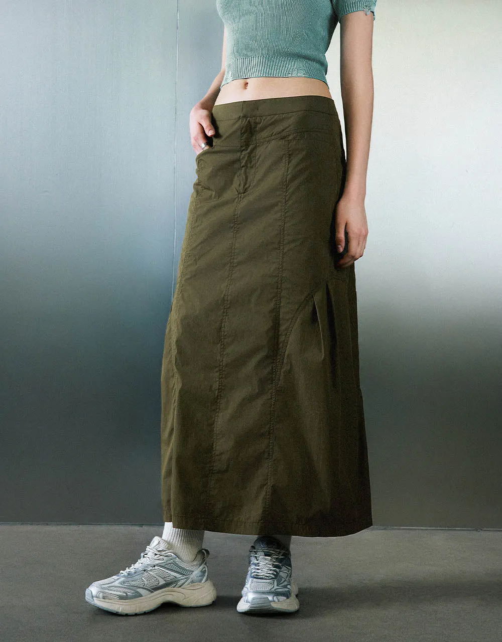 Loose A-Line Skirt sold by Urban Revivo product image thumbnail 2