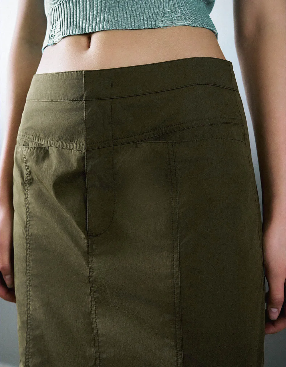 Loose A-Line Skirt sold by Urban Revivo product image thumbnail 5